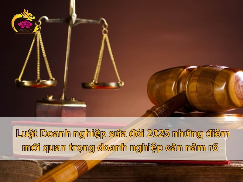 Luật Doanh nghiệp sửa đổi 2025 những điểm mới quan trọng doanh nghiệp cần nắm rõ